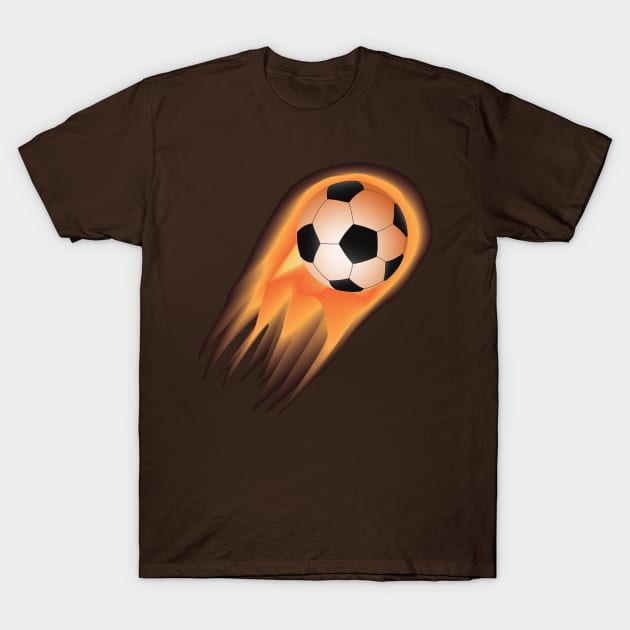 Soccer Ball T-Shirt by FullOnNostalgia